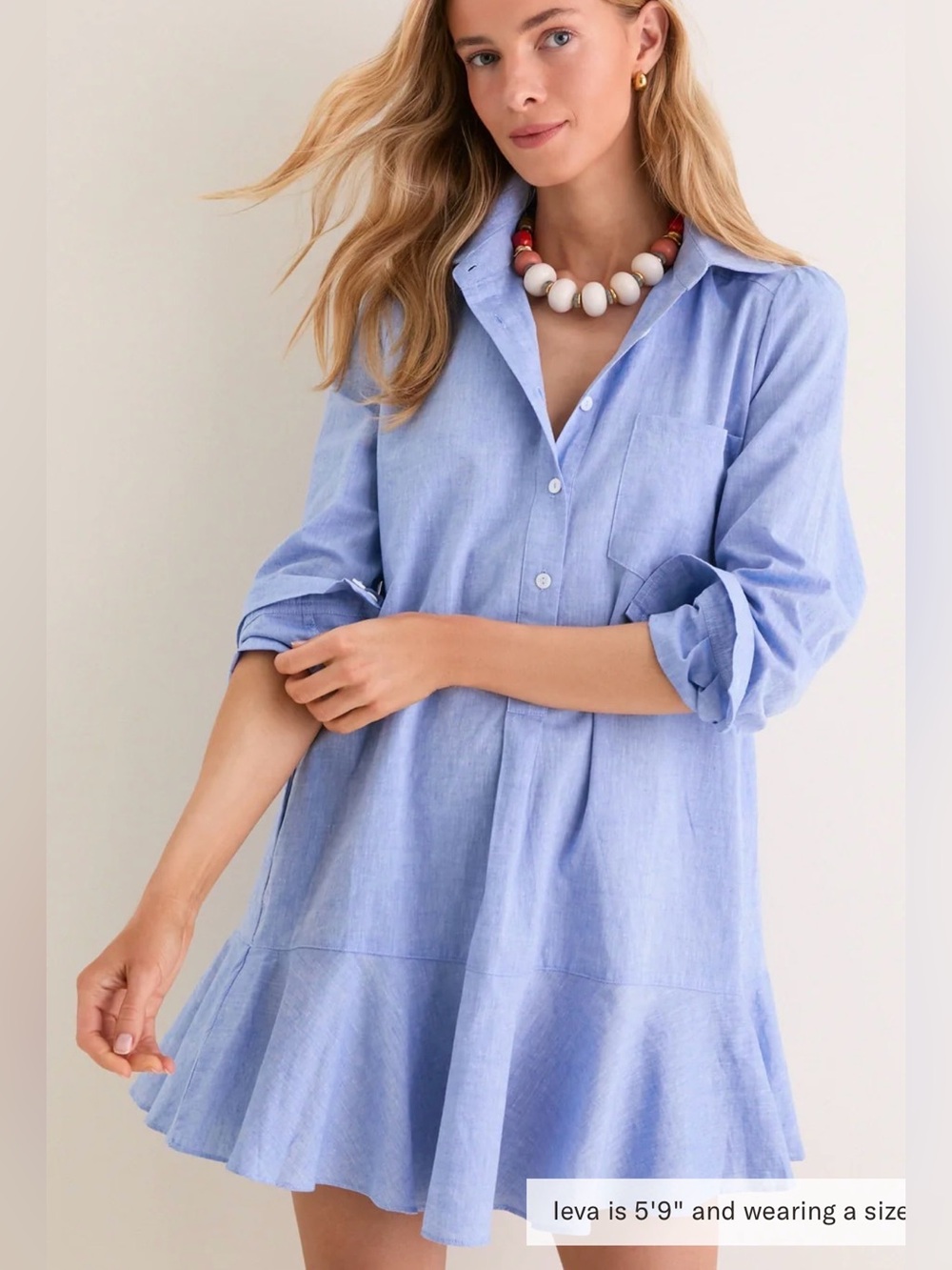 Tuckernuck Chambray Shirt Dress